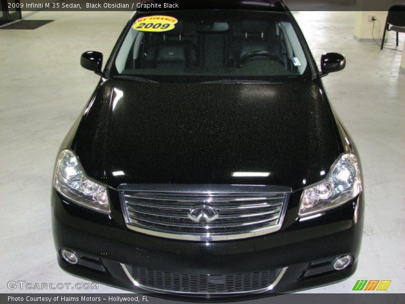 Black Obsidian / Graphite Black 2009 Infiniti M 35 Sedan