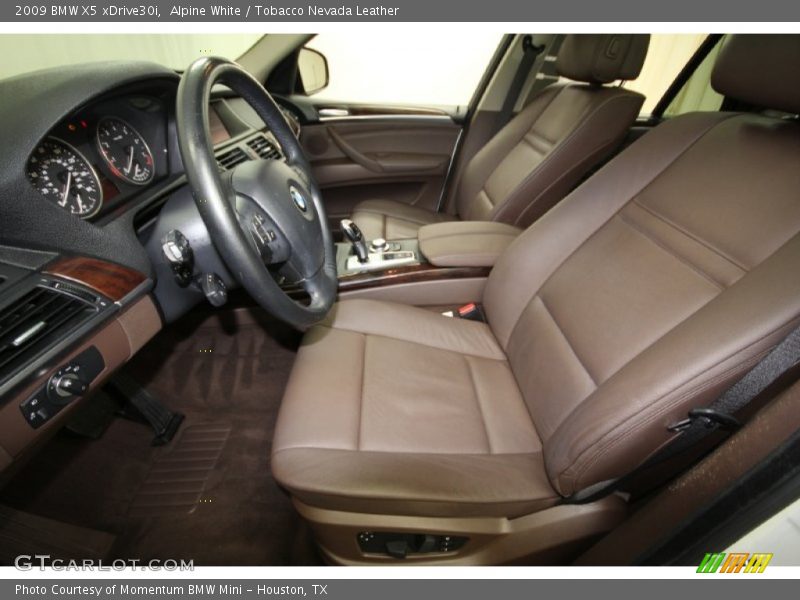 Alpine White / Tobacco Nevada Leather 2009 BMW X5 xDrive30i