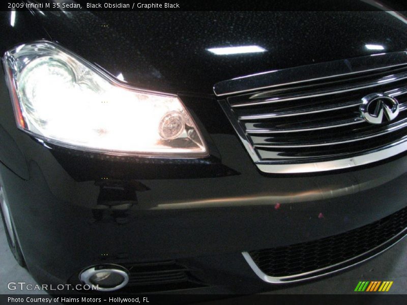 Black Obsidian / Graphite Black 2009 Infiniti M 35 Sedan