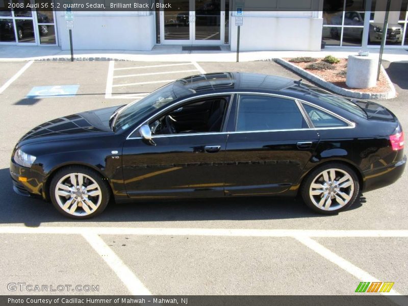 Brilliant Black / Black 2008 Audi S6 5.2 quattro Sedan