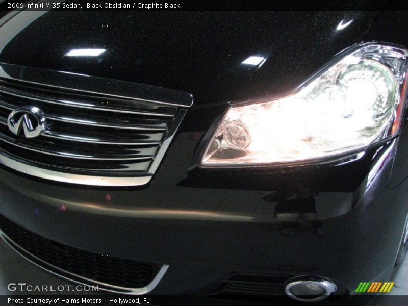 Black Obsidian / Graphite Black 2009 Infiniti M 35 Sedan