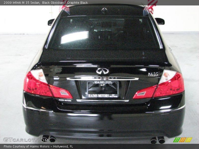 Black Obsidian / Graphite Black 2009 Infiniti M 35 Sedan