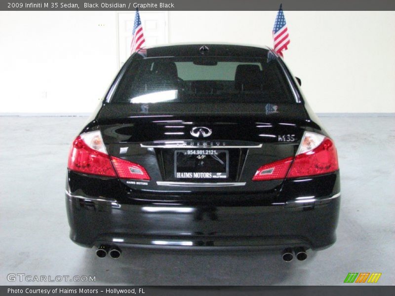 Black Obsidian / Graphite Black 2009 Infiniti M 35 Sedan