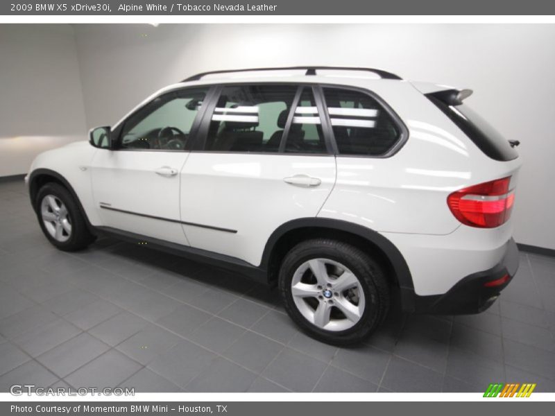 Alpine White / Tobacco Nevada Leather 2009 BMW X5 xDrive30i