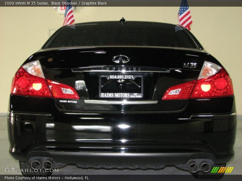 Black Obsidian / Graphite Black 2009 Infiniti M 35 Sedan