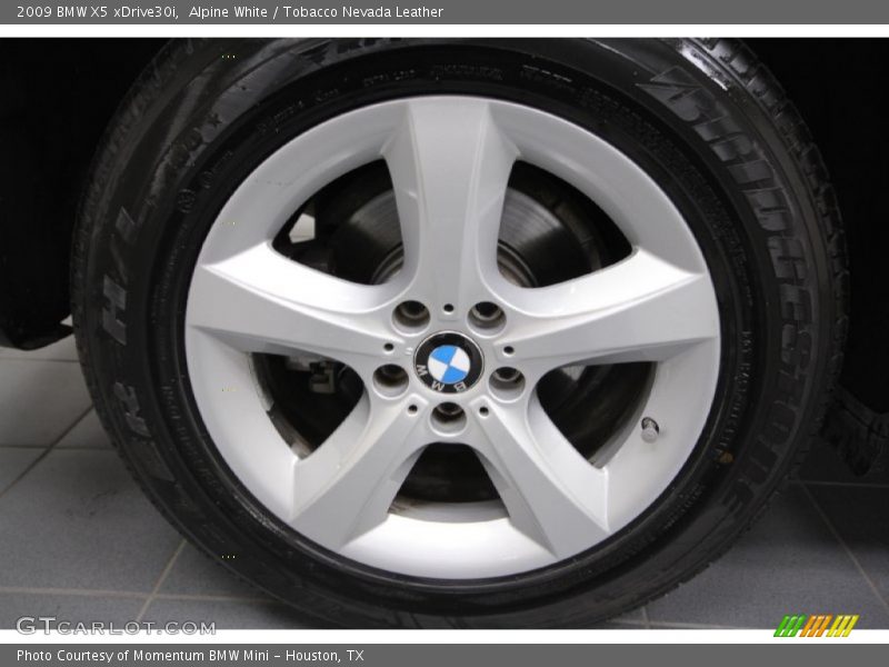 Alpine White / Tobacco Nevada Leather 2009 BMW X5 xDrive30i
