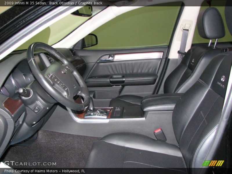 Black Obsidian / Graphite Black 2009 Infiniti M 35 Sedan
