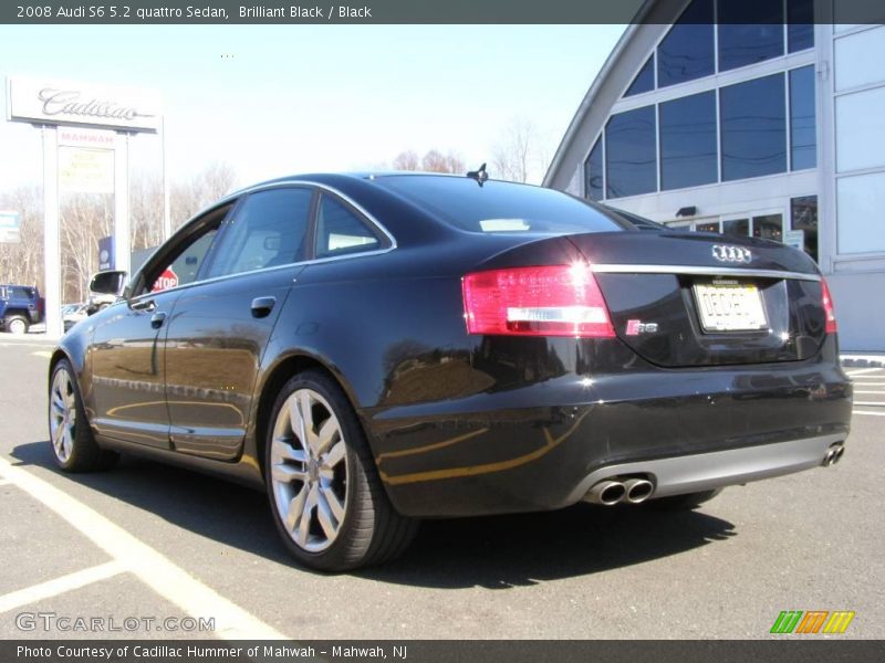 Brilliant Black / Black 2008 Audi S6 5.2 quattro Sedan