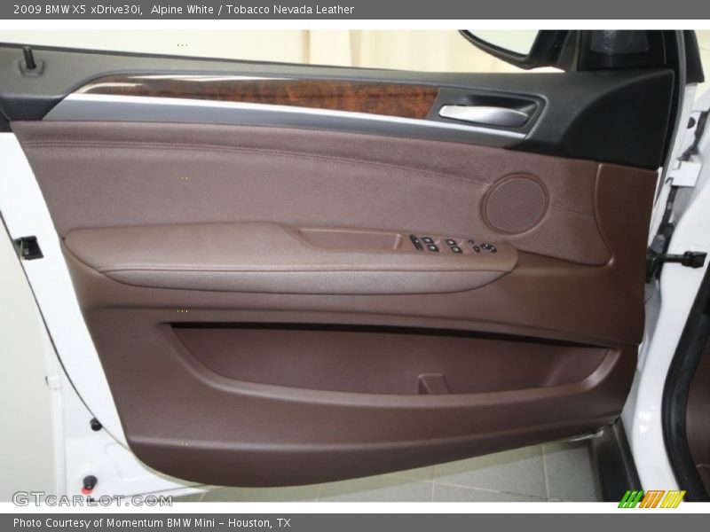 Alpine White / Tobacco Nevada Leather 2009 BMW X5 xDrive30i