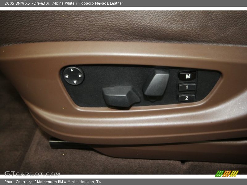 Alpine White / Tobacco Nevada Leather 2009 BMW X5 xDrive30i