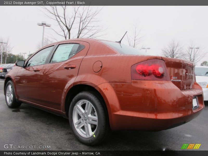 Copperhead Pearl / Black 2012 Dodge Avenger SXT