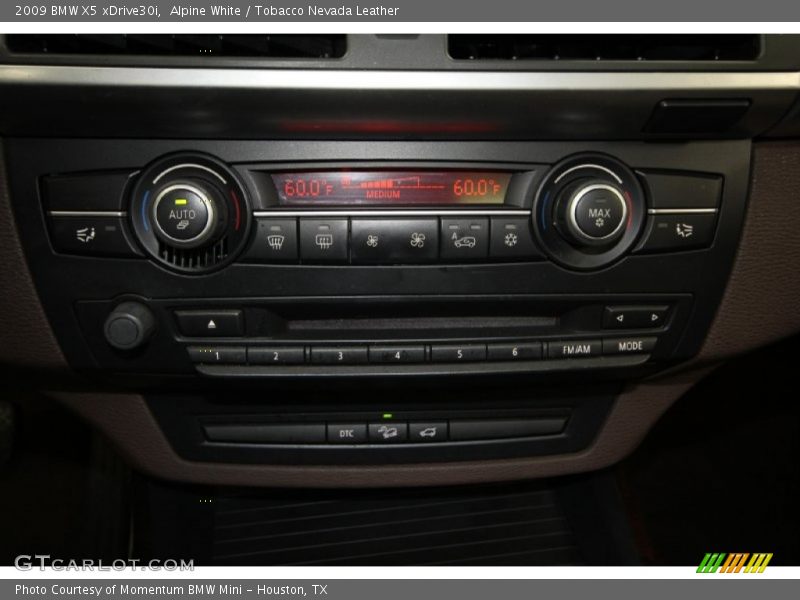 Alpine White / Tobacco Nevada Leather 2009 BMW X5 xDrive30i