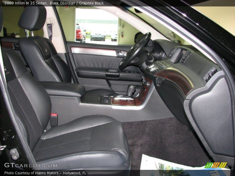 Black Obsidian / Graphite Black 2009 Infiniti M 35 Sedan