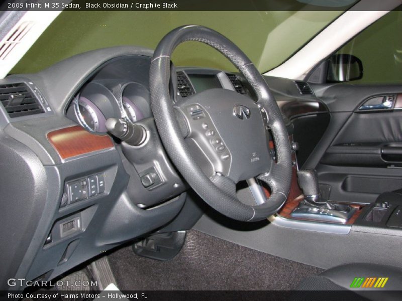 Black Obsidian / Graphite Black 2009 Infiniti M 35 Sedan