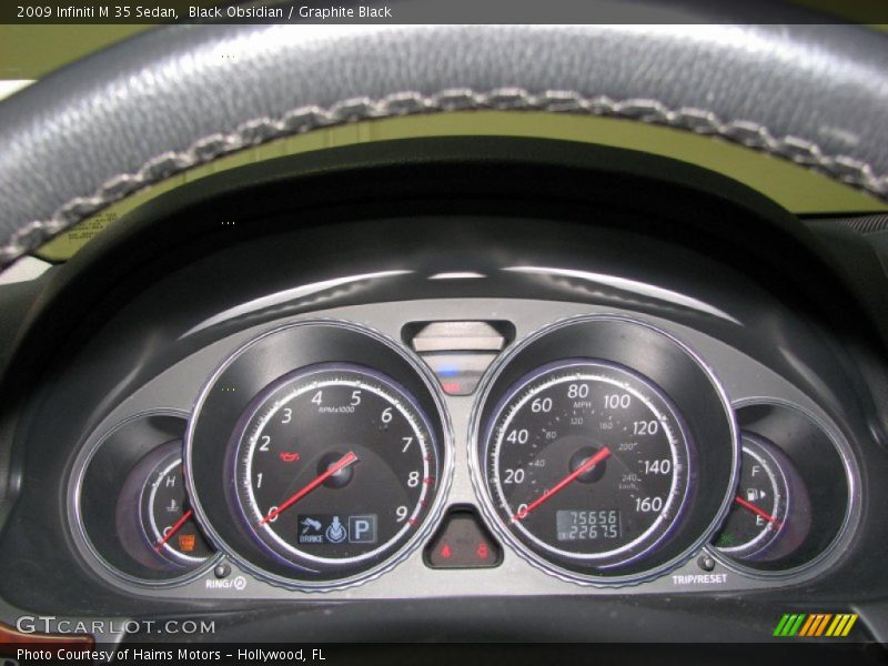 Black Obsidian / Graphite Black 2009 Infiniti M 35 Sedan