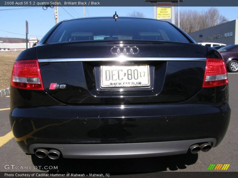 Brilliant Black / Black 2008 Audi S6 5.2 quattro Sedan