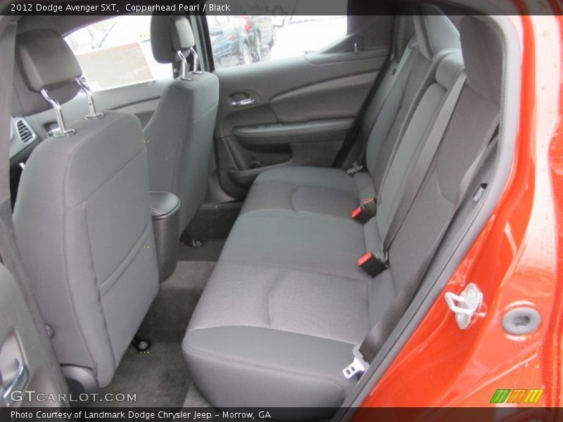 Rear Seat of 2012 Avenger SXT