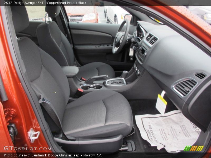  2012 Avenger SXT Black Interior