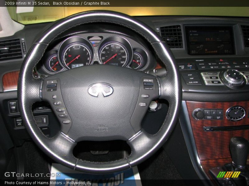 Black Obsidian / Graphite Black 2009 Infiniti M 35 Sedan