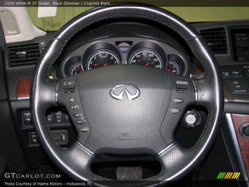 Black Obsidian / Graphite Black 2009 Infiniti M 35 Sedan