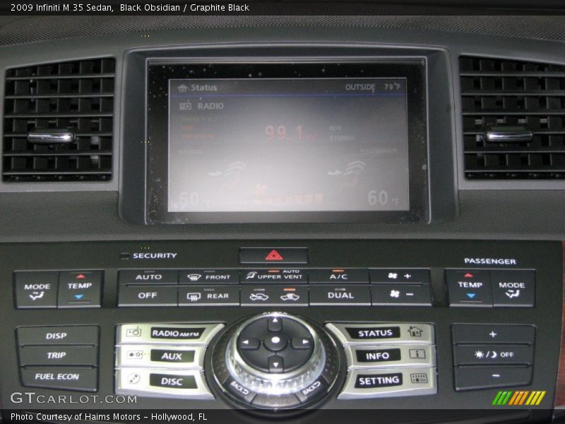 Black Obsidian / Graphite Black 2009 Infiniti M 35 Sedan