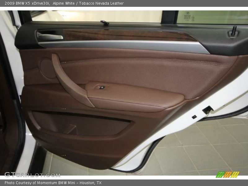 Alpine White / Tobacco Nevada Leather 2009 BMW X5 xDrive30i
