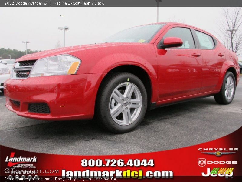 Redline 2-Coat Pearl / Black 2012 Dodge Avenger SXT