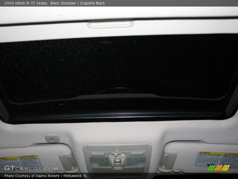 Black Obsidian / Graphite Black 2009 Infiniti M 35 Sedan