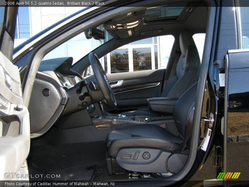 Brilliant Black / Black 2008 Audi S6 5.2 quattro Sedan