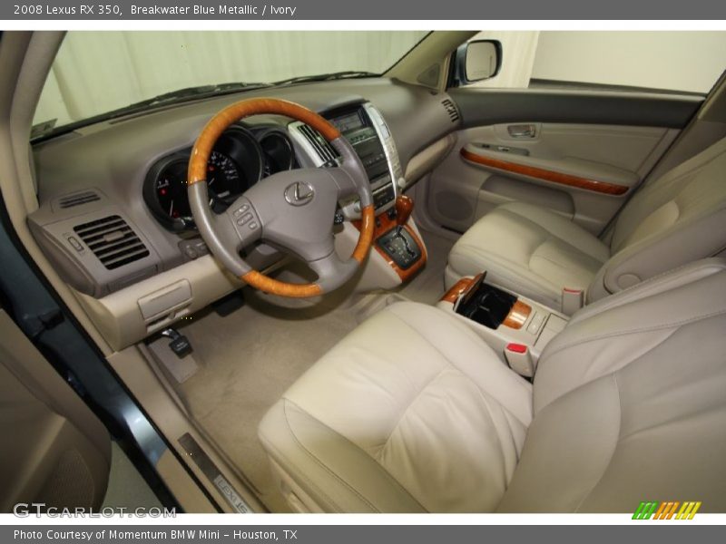 Breakwater Blue Metallic / Ivory 2008 Lexus RX 350