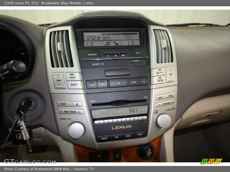 Breakwater Blue Metallic / Ivory 2008 Lexus RX 350