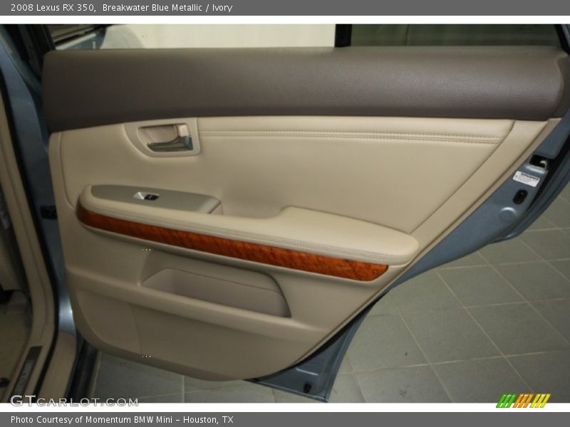Breakwater Blue Metallic / Ivory 2008 Lexus RX 350