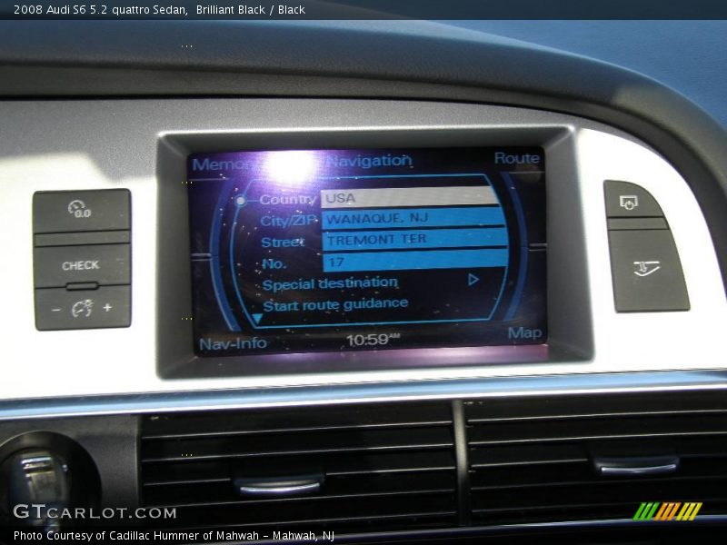 Brilliant Black / Black 2008 Audi S6 5.2 quattro Sedan