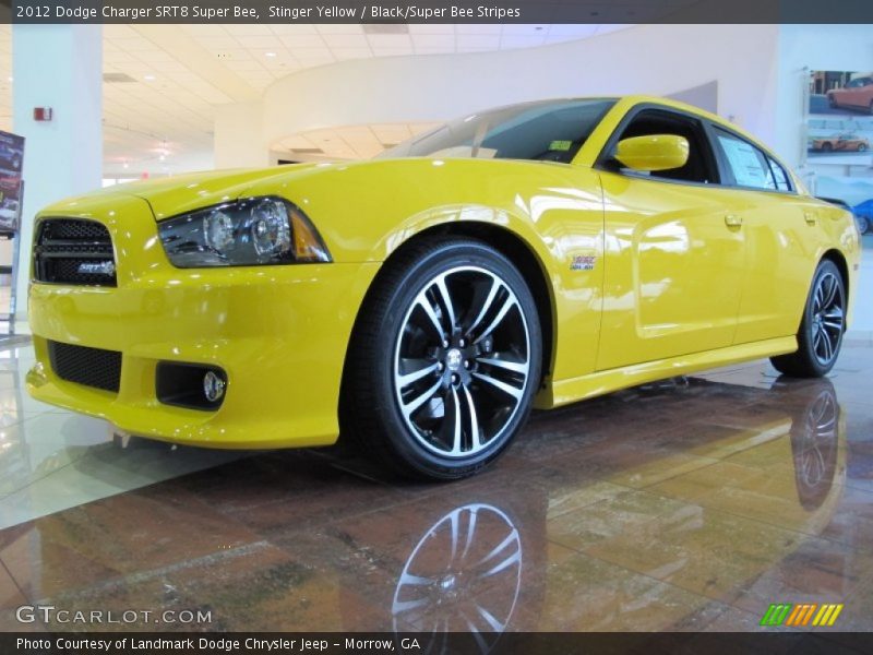 Stinger Yellow / Black/Super Bee Stripes 2012 Dodge Charger SRT8 Super Bee