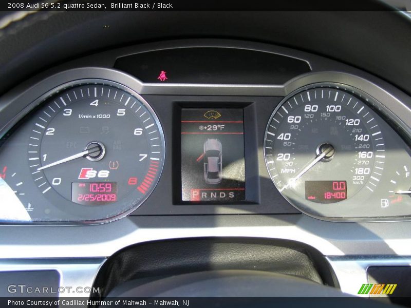 Brilliant Black / Black 2008 Audi S6 5.2 quattro Sedan