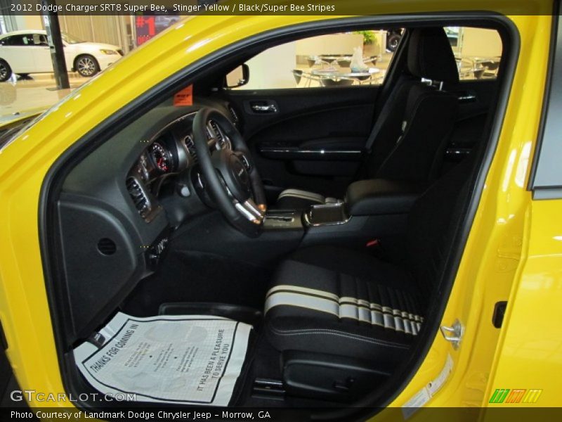 Stinger Yellow / Black/Super Bee Stripes 2012 Dodge Charger SRT8 Super Bee