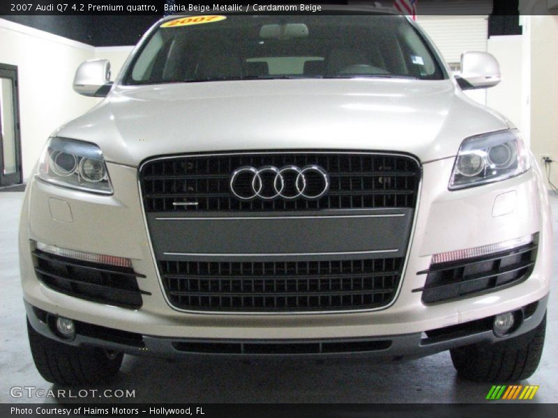 Bahia Beige Metallic / Cardamom Beige 2007 Audi Q7 4.2 Premium quattro