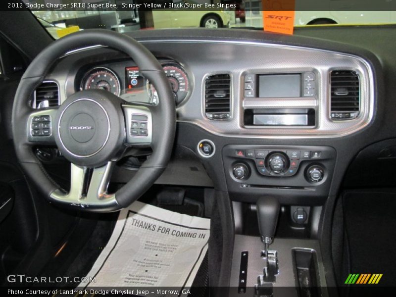 Dashboard of 2012 Charger SRT8 Super Bee