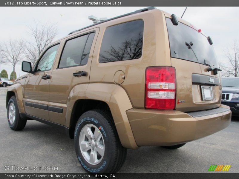 Canyon Brown Pearl / Pastel Pebble Beige 2012 Jeep Liberty Sport