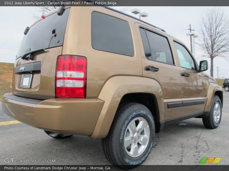 Canyon Brown Pearl / Pastel Pebble Beige 2012 Jeep Liberty Sport
