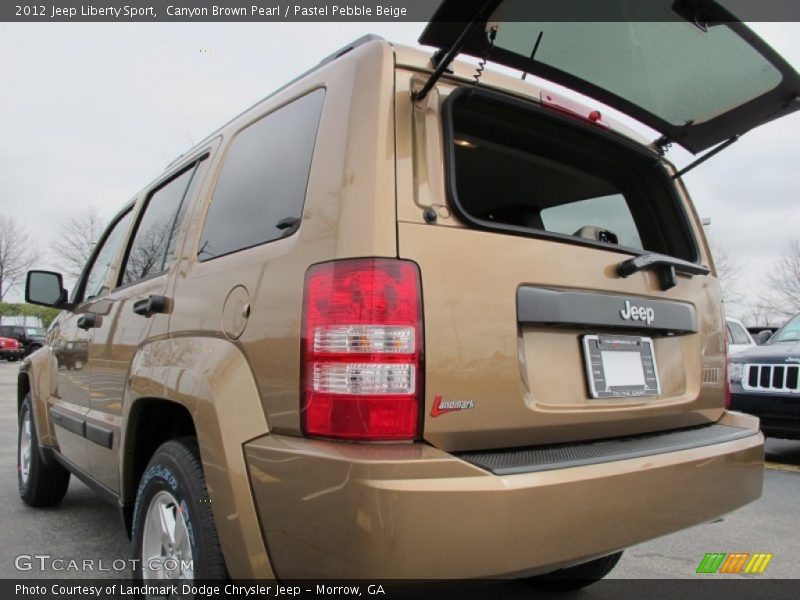 Canyon Brown Pearl / Pastel Pebble Beige 2012 Jeep Liberty Sport