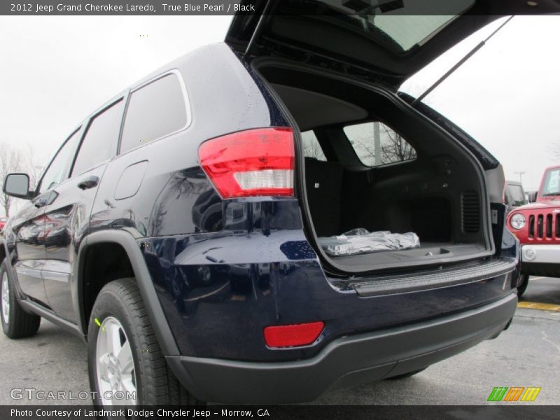 True Blue Pearl / Black 2012 Jeep Grand Cherokee Laredo