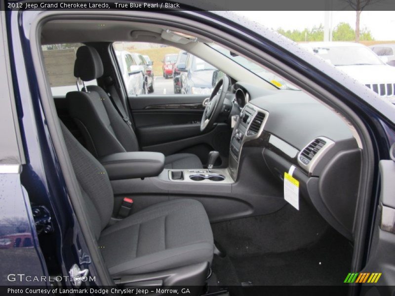 True Blue Pearl / Black 2012 Jeep Grand Cherokee Laredo