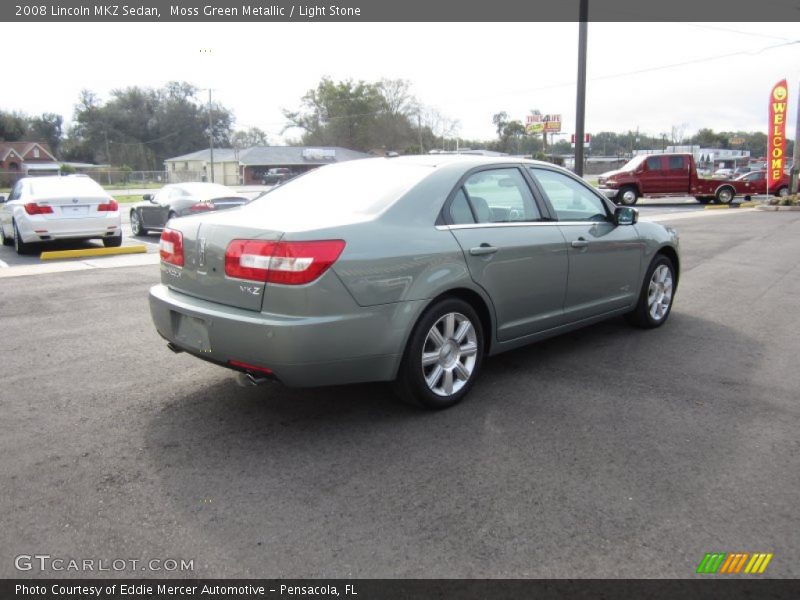 Moss Green Metallic / Light Stone 2008 Lincoln MKZ Sedan