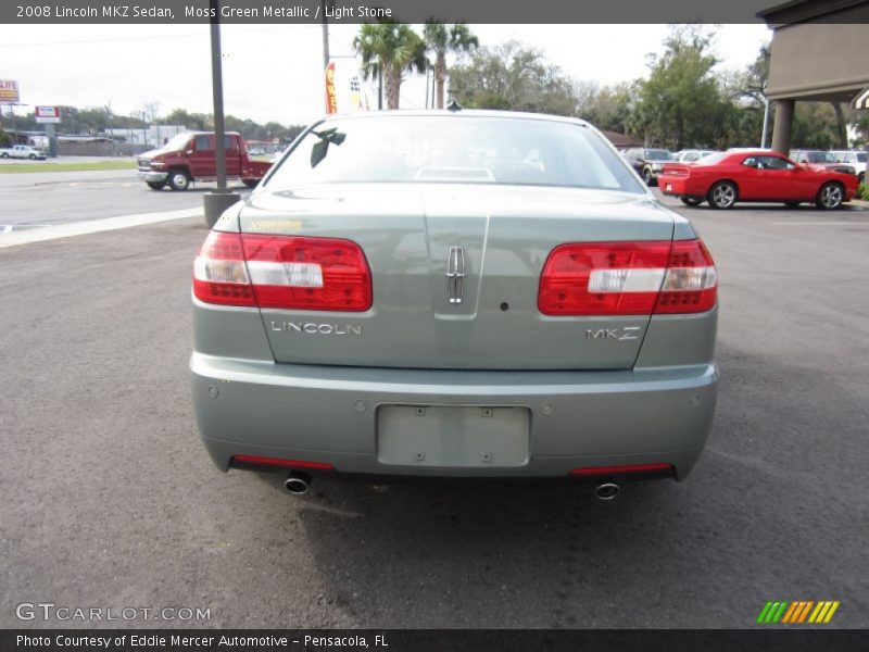 Moss Green Metallic / Light Stone 2008 Lincoln MKZ Sedan