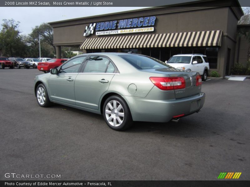 Moss Green Metallic / Light Stone 2008 Lincoln MKZ Sedan