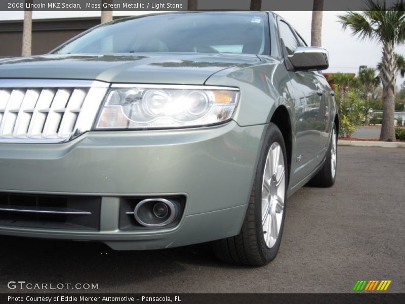 Moss Green Metallic / Light Stone 2008 Lincoln MKZ Sedan