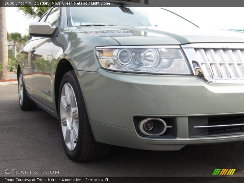 Moss Green Metallic / Light Stone 2008 Lincoln MKZ Sedan