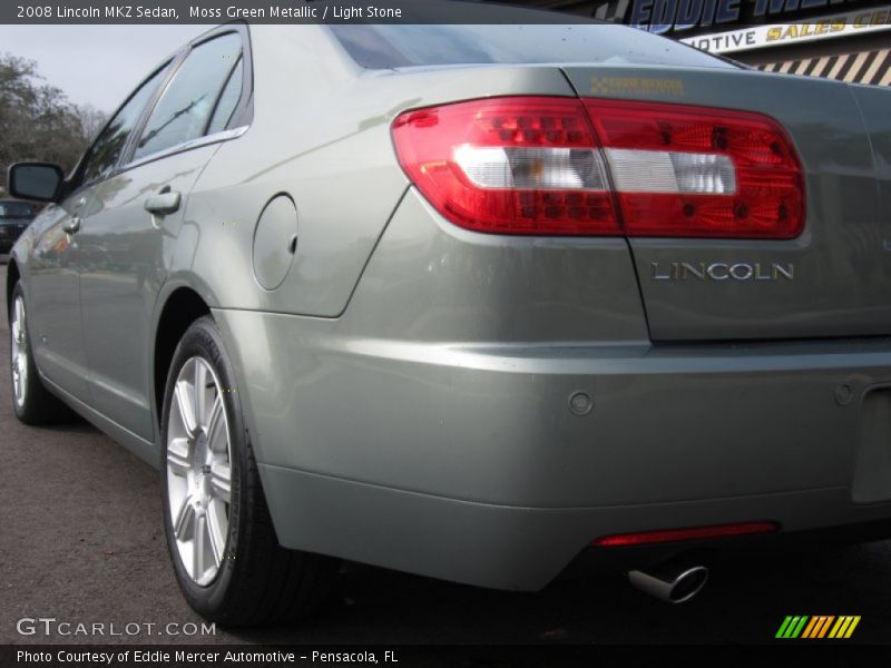 Moss Green Metallic / Light Stone 2008 Lincoln MKZ Sedan