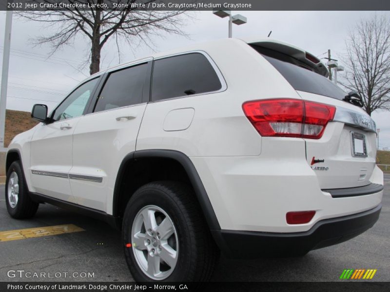 Stone White / Dark Graystone/Medium Graystone 2012 Jeep Grand Cherokee Laredo